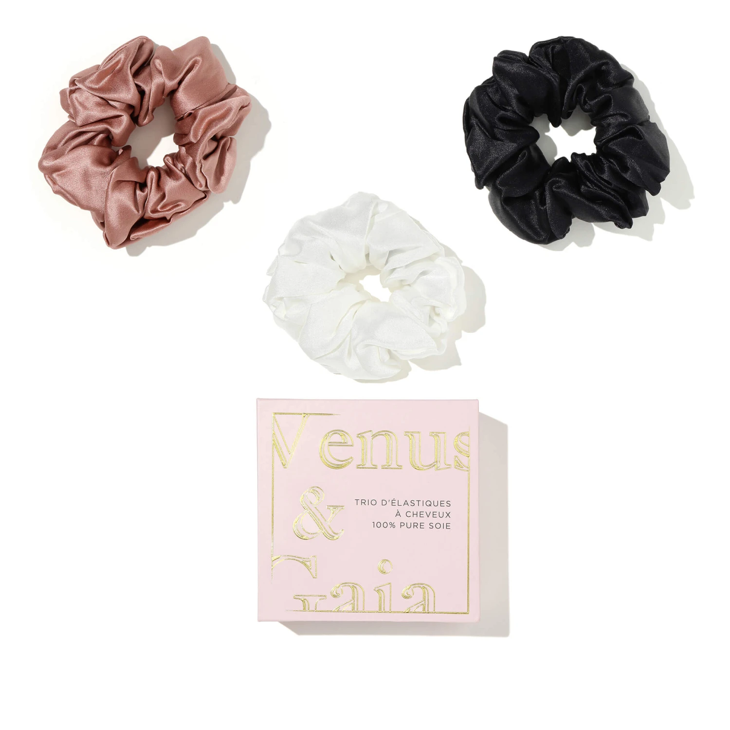 Trio De Chouchous En Soie 3 Trio De Chouchous En Soie